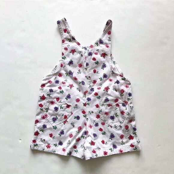 Vintage Alley Cat sports club denim shortalls  6X - Picture 6 of 7